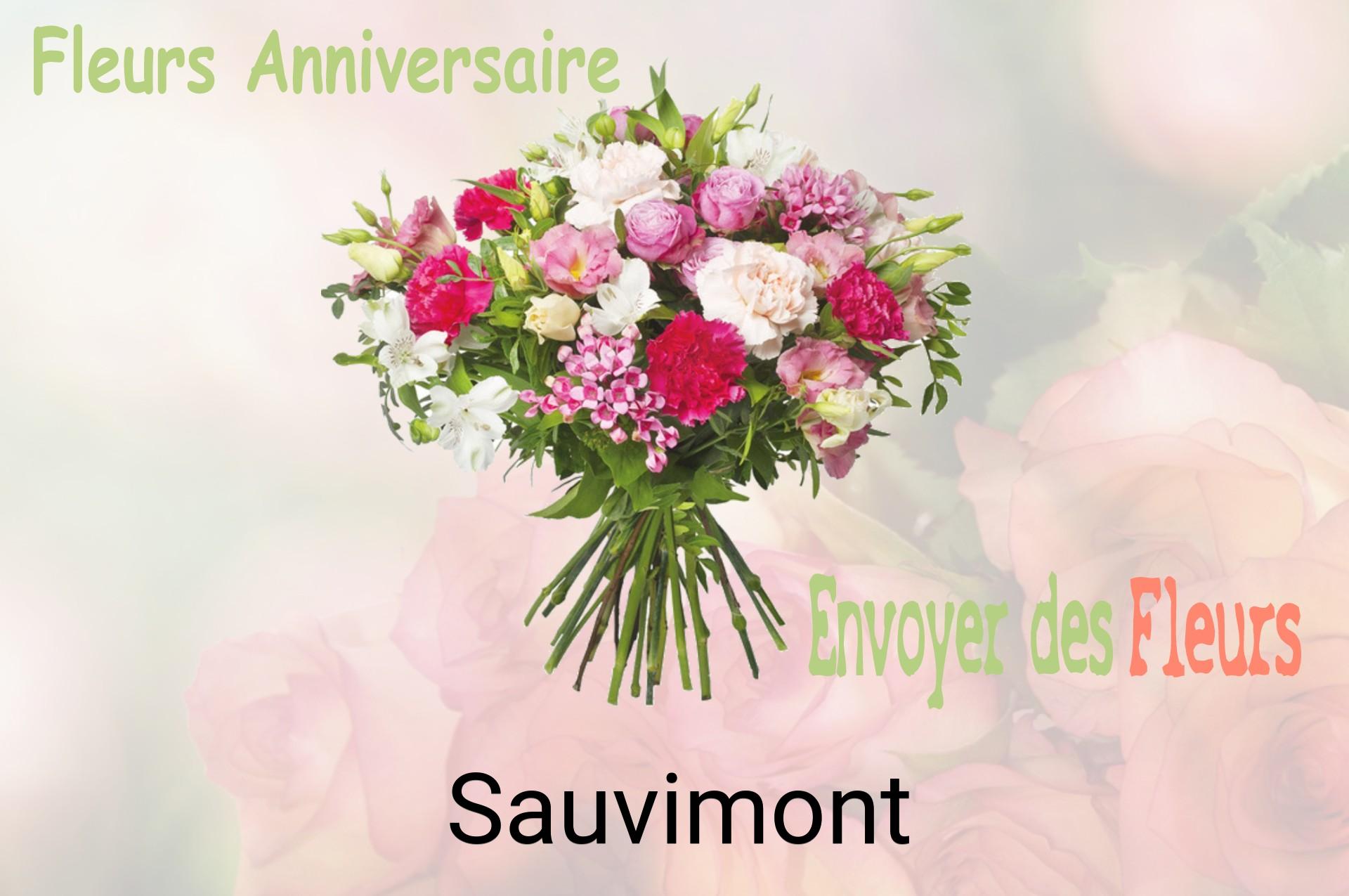 Bouquet de fleurs d’anniversaire livré à Sauvimont